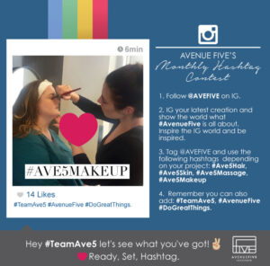 An instagram post of a contest of a markeup competition.