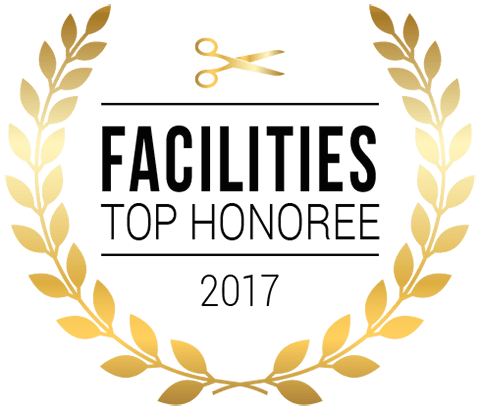 award badge Facilities Top Honoree 2017