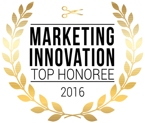 award badge Marketing Innovation Top Honoree 2016