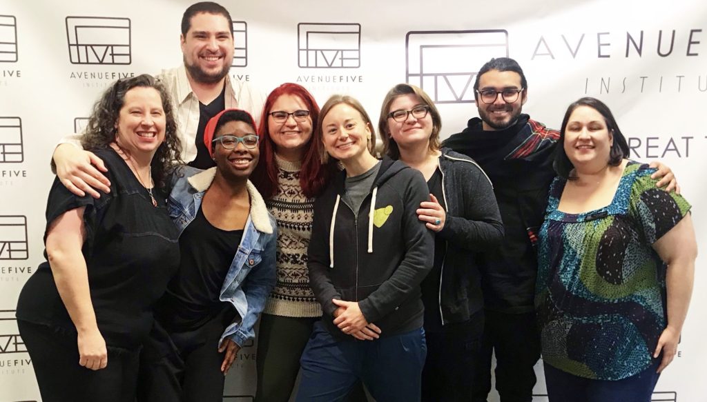 Team photo of the Avenue Five Institute staff, showcasing a group of professional and friendly team members.