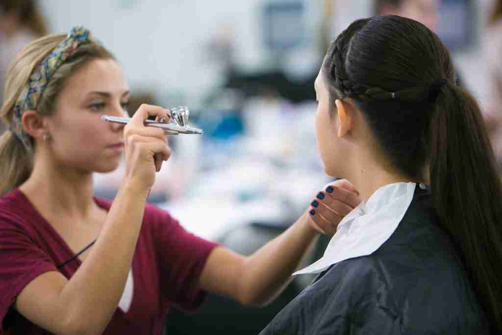 Promotional photo, likely for a beauty or school-related context.
